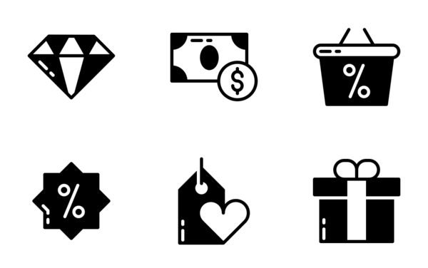 black friday glyph black friday glyph