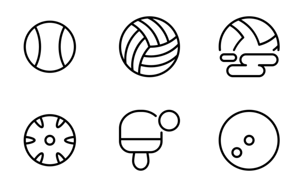 sports balls 64 px