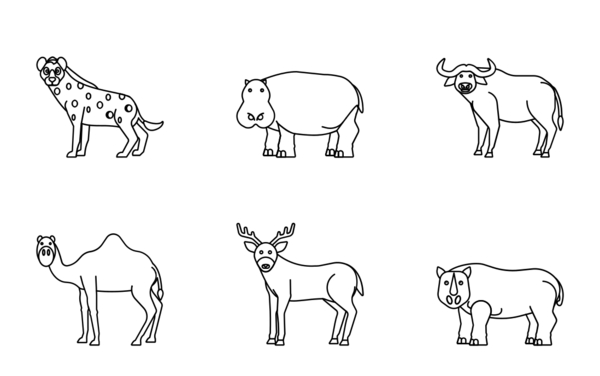 animal  outline