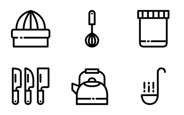 kitchenware basic line style