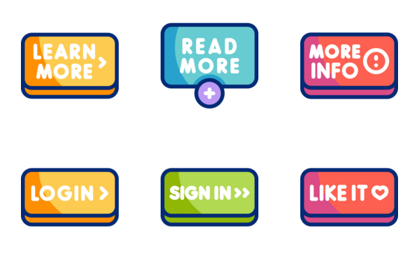 web buttons