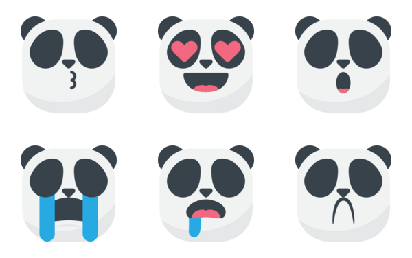 hana emojis panda edition