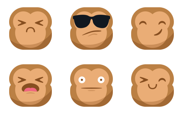 hana emojis chimps edition hana emojis chimps edition