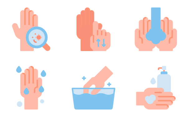 washing hands