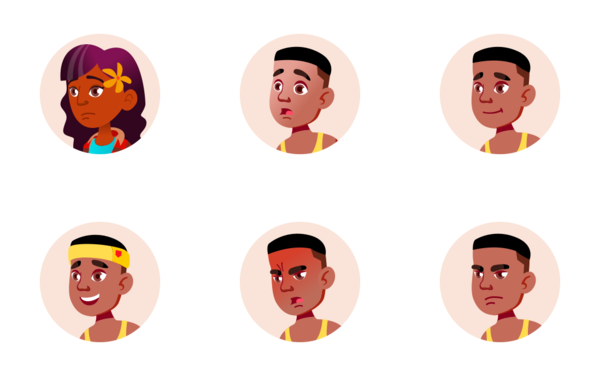 teen people face avatar