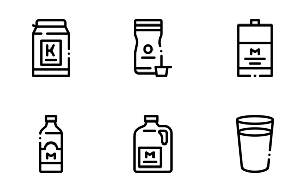 dairy drink and food