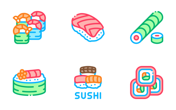 sushi roll asian dish