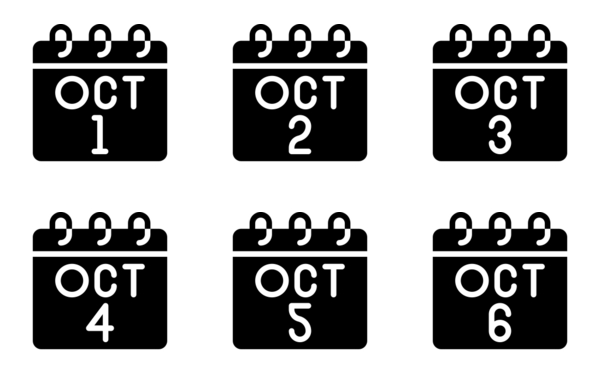 october calendar