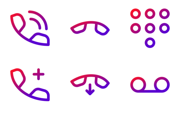 communication and call  gradient