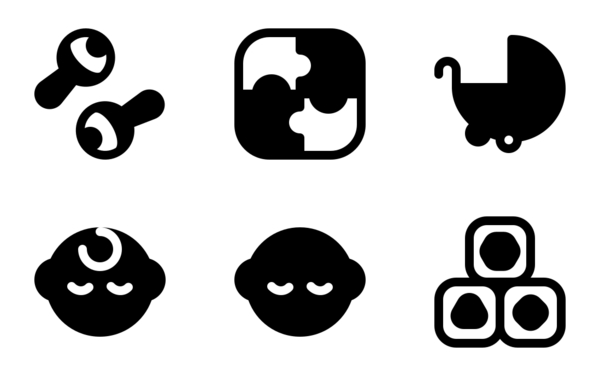 baby and children  glyph