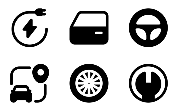 car and service  glyph