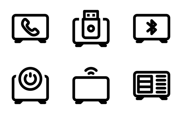 Smart tv and monitor basic outline Smart tv and monitor basic outline