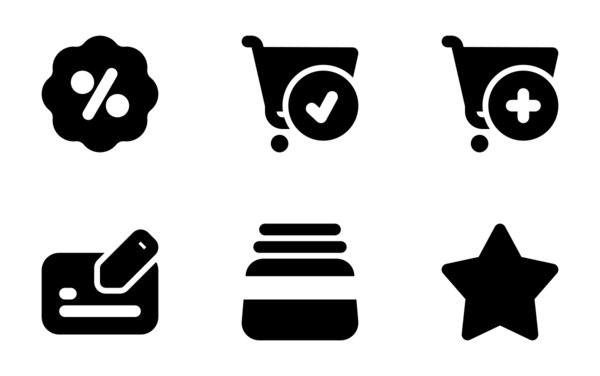 ecommerce  glyph