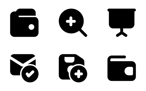 business management  glyph