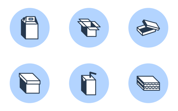 carton package  circle