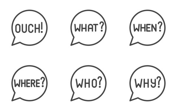 speech bubbles