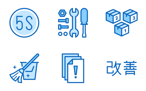 japanese business  blue