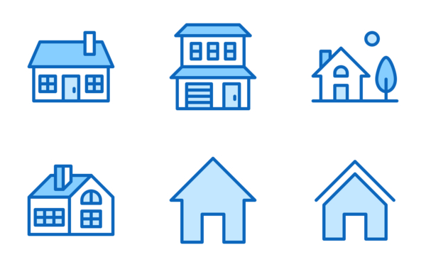 home houses  blue line