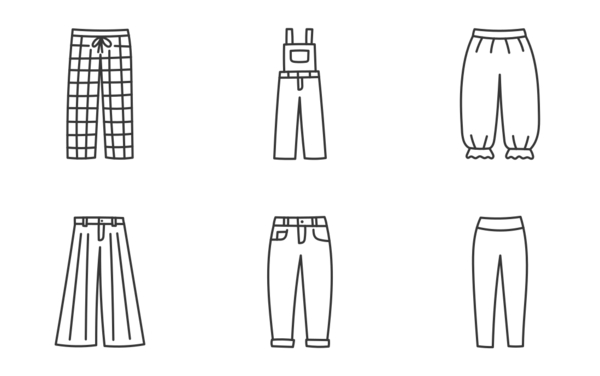 clothes  pants doodle