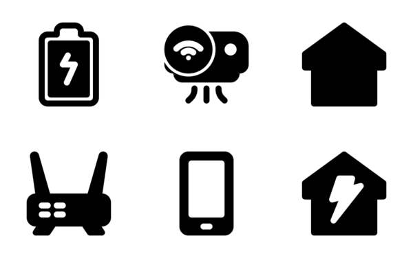 internet of things  glyph