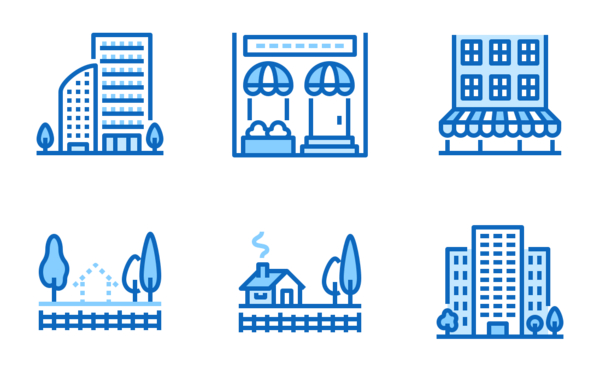 real estate  blue line