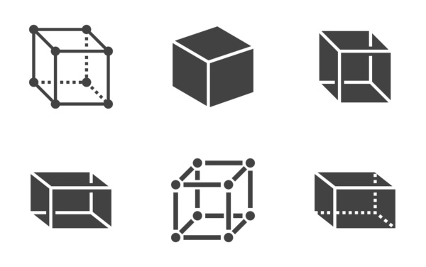 geometric shapes  glyph