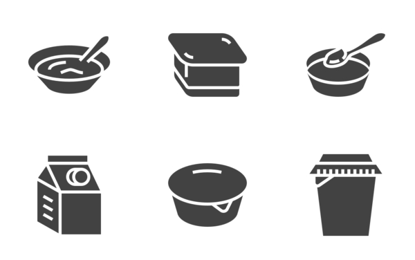 yogurt  glyph yogurt  glyph