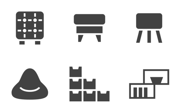 furniture interior design  glyph