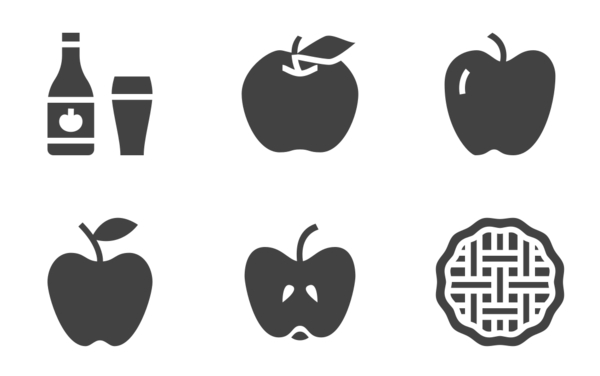 apples glyph apples glyph