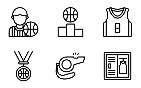 basketball outline