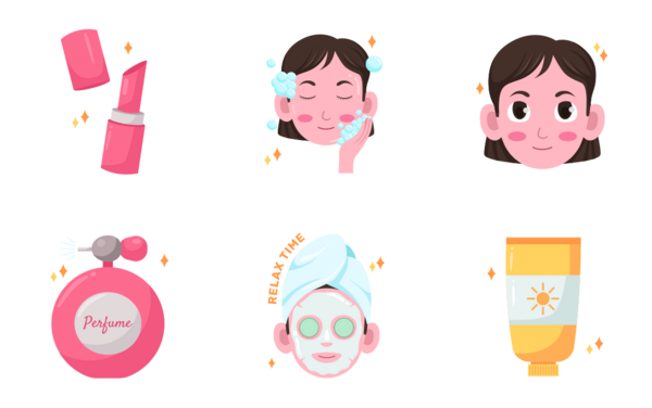 beauty skincare sticker beauty skincare sticker