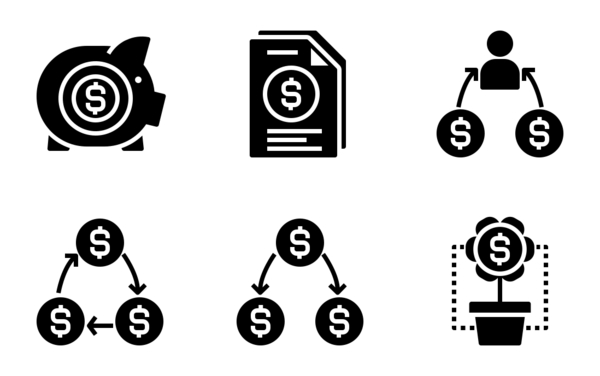 finance glyph