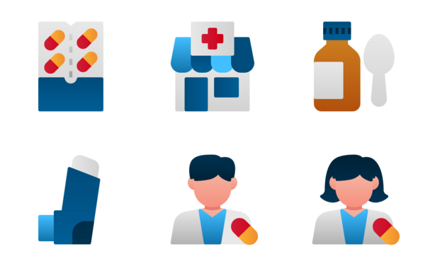 pharmacy flat gradient pharmacy flat gradient