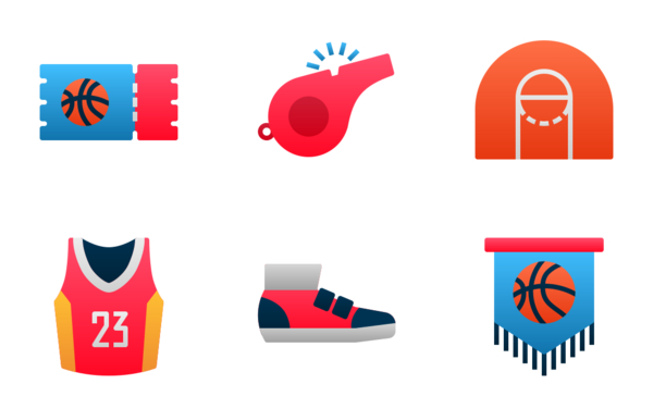 basketball flat gradient basketball flat gradient