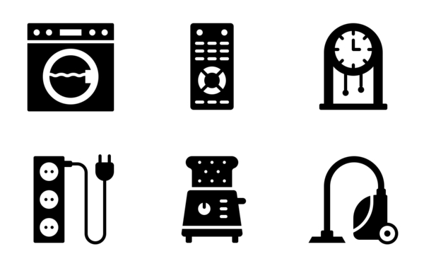 home appliances glyph home appliances glyph