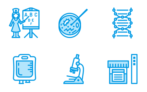 medical tests equipment  blue line medical tests equipment  blue line