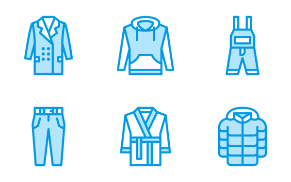 fashion clothing  blue line