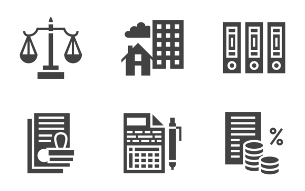 finance accounting  glyph