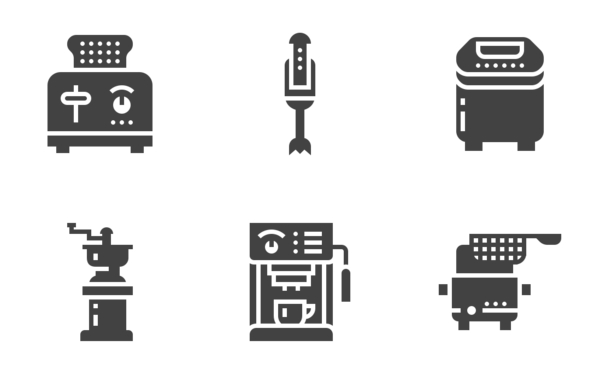 kitchen appliances  glyph kitchen appliances  glyph