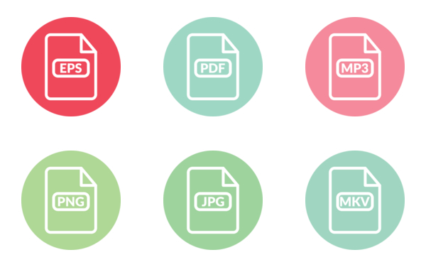 file formats flat line