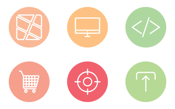 Web ui colorful outline
