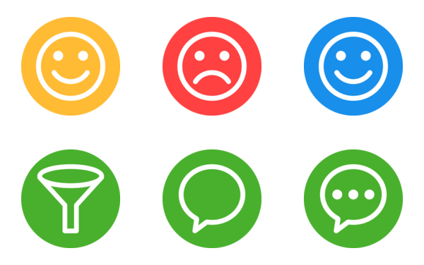 Social  messaging ui  color and lines 1