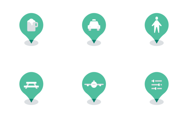 Map pins Map pins