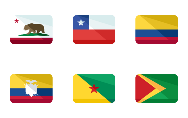 world flags south america