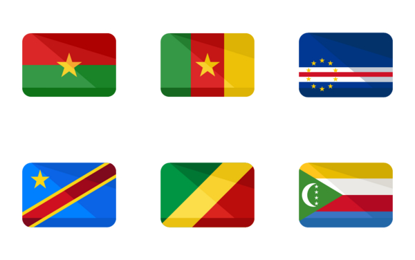 world flags africa