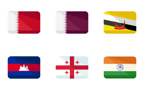 world flags asia