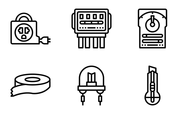 electrician tools and elements