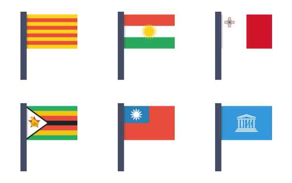 world flags