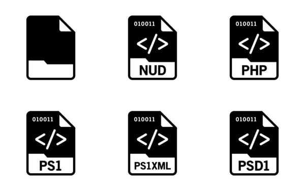 file format programming languages  scripts glyph 2