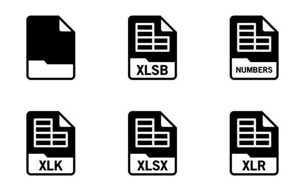 file format spreadsheets glyph 2